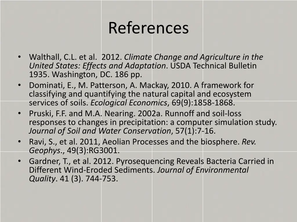 references