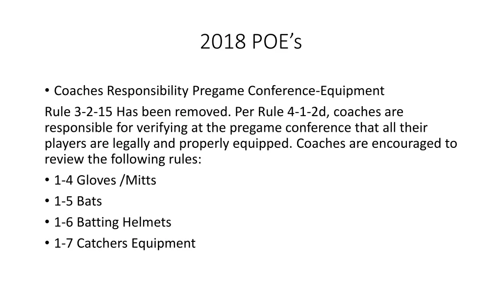 2018 poe s