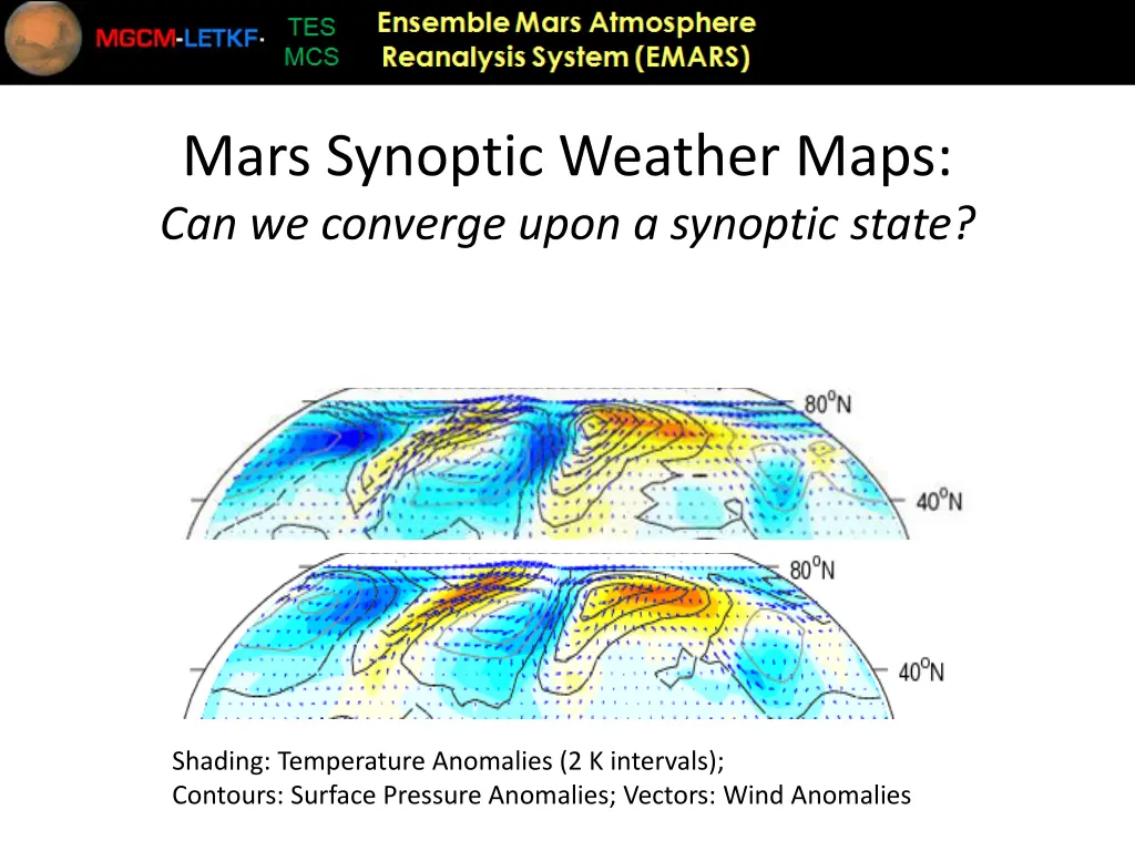 mars synoptic weather maps can we converge upon