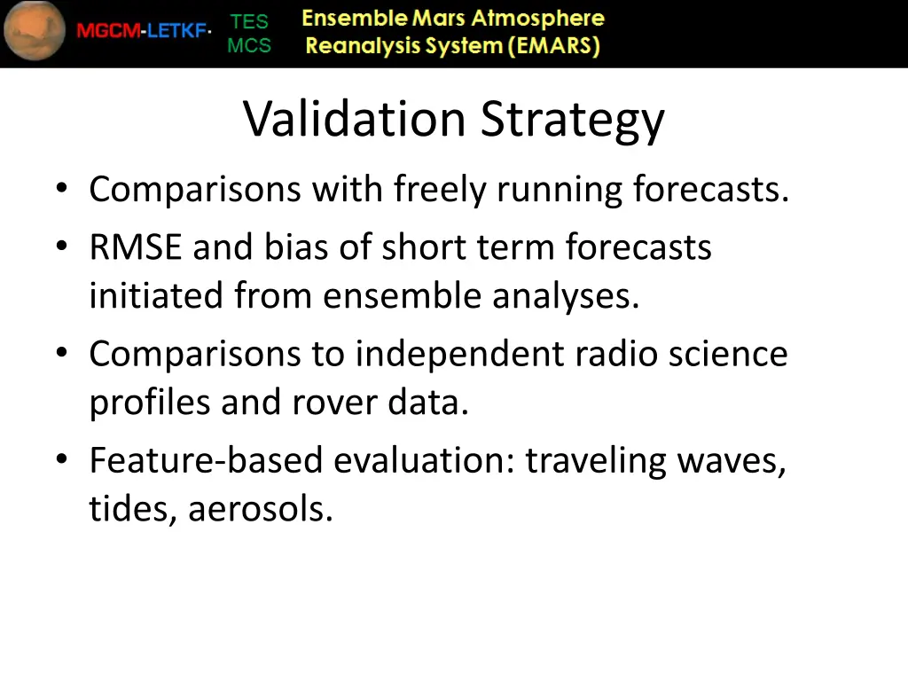 validation strategy comparisons with freely