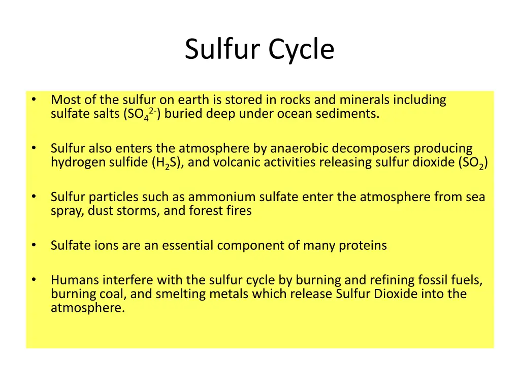 sulfur cycle 1