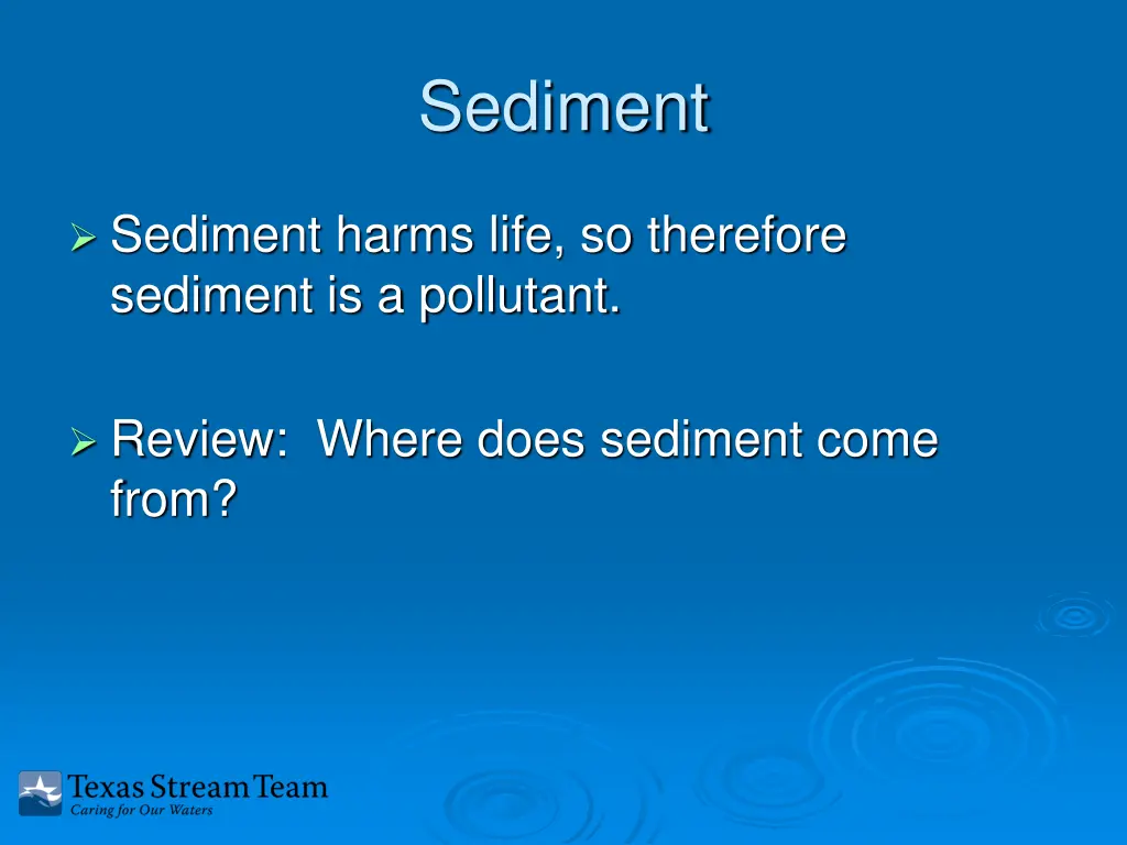 sediment 1