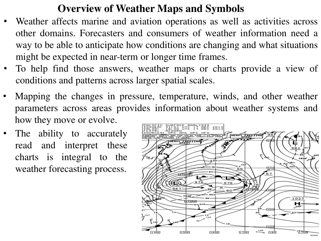 overview of weather maps and symbols weather