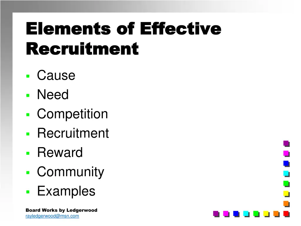 elements of effective elements of effective