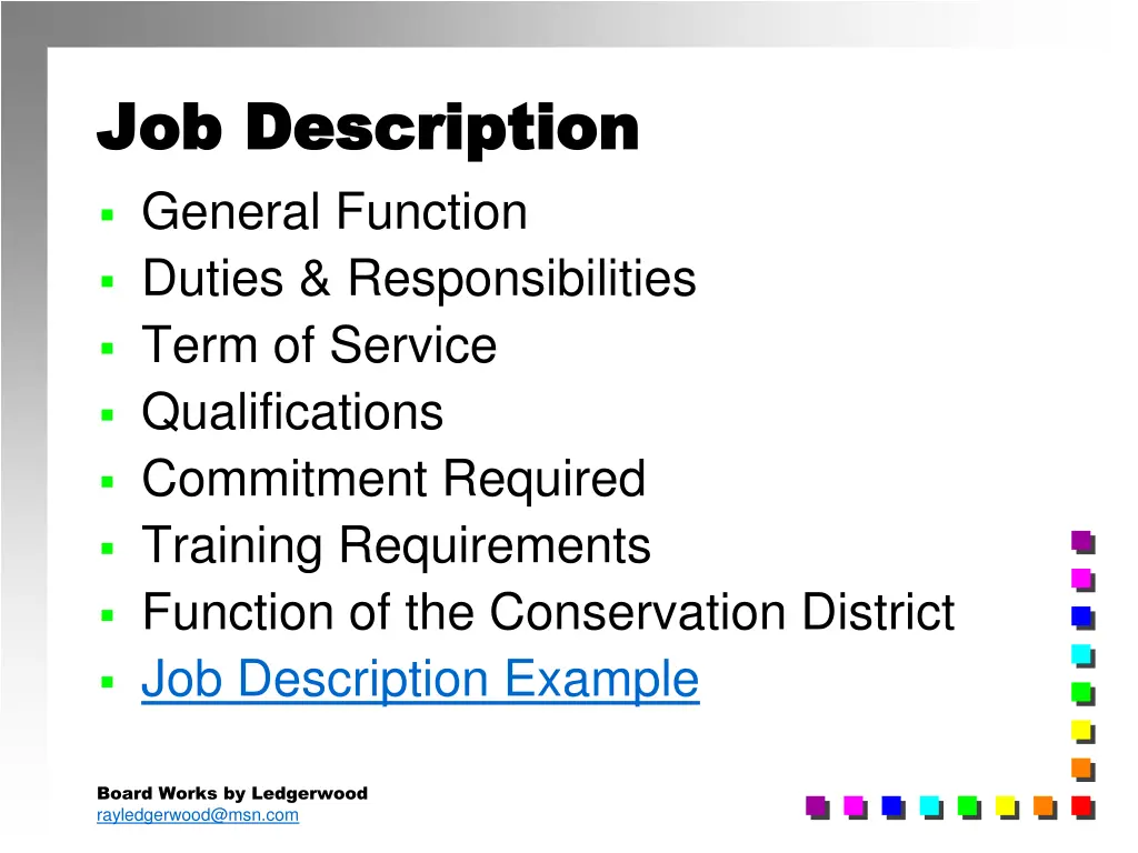 job description job description general function