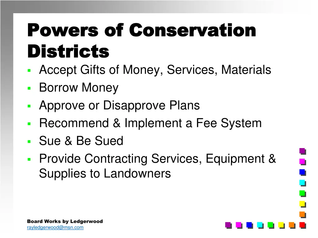 powers of conservation powers of conservation 1