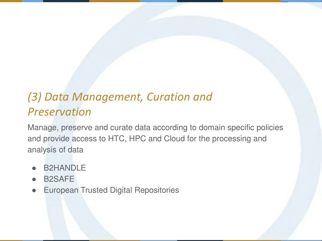 3 data management curation and preservation