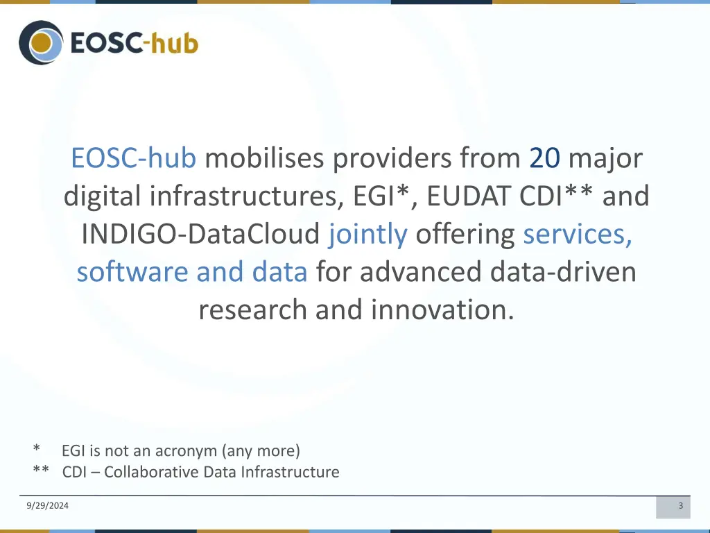 eosc hub mobilises providers from 20 major