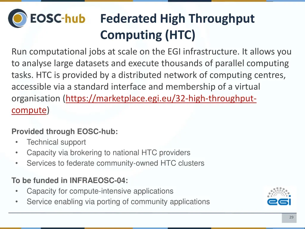 federated high throughput computing htc