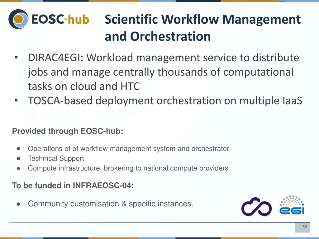 scientific workflow management and orchestration