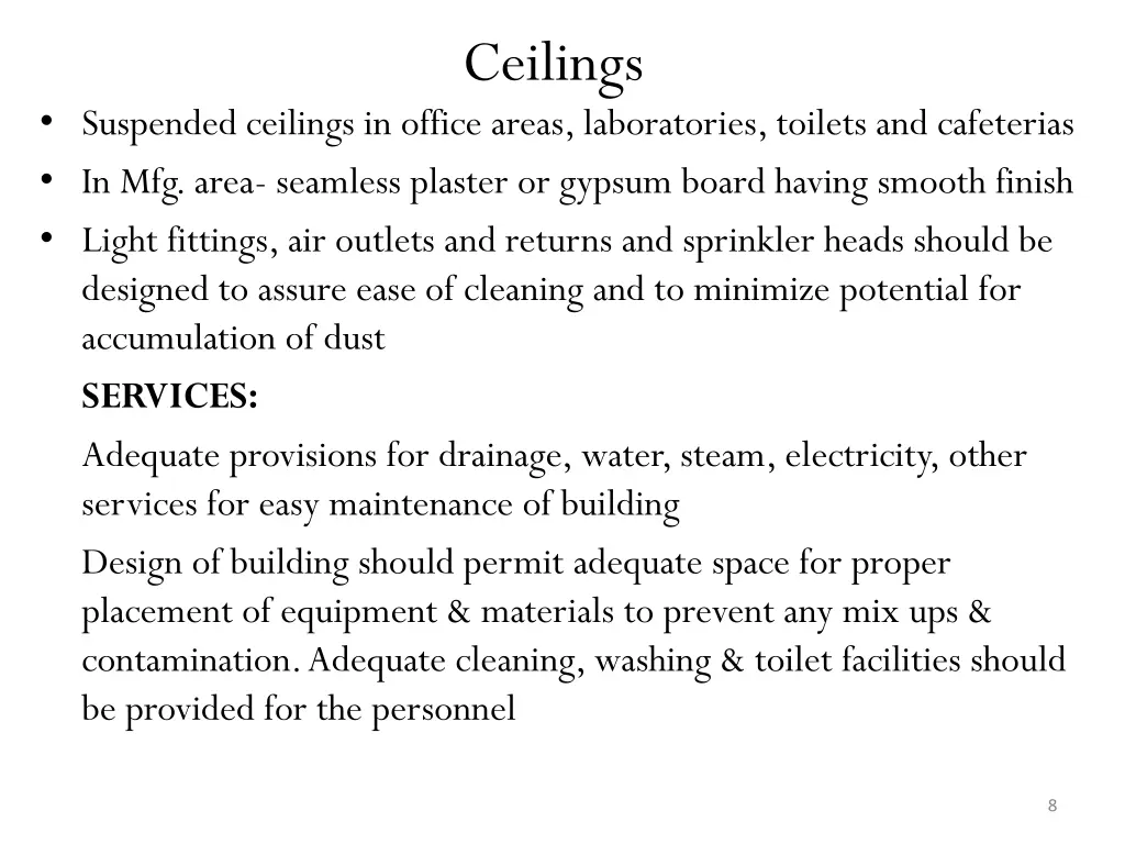 ceilings