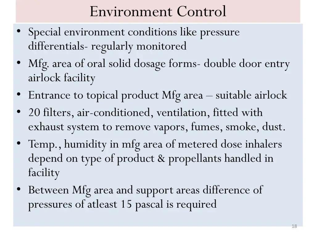 environment control 1