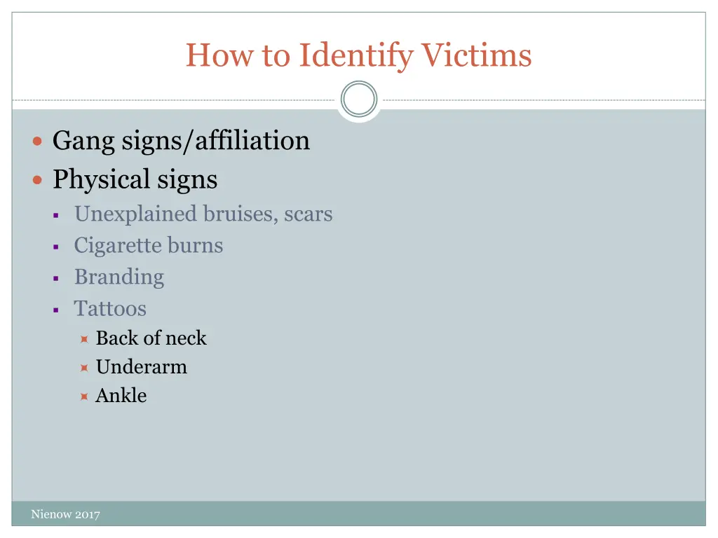 how to identify victims 2