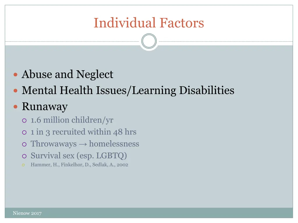 individual factors 1