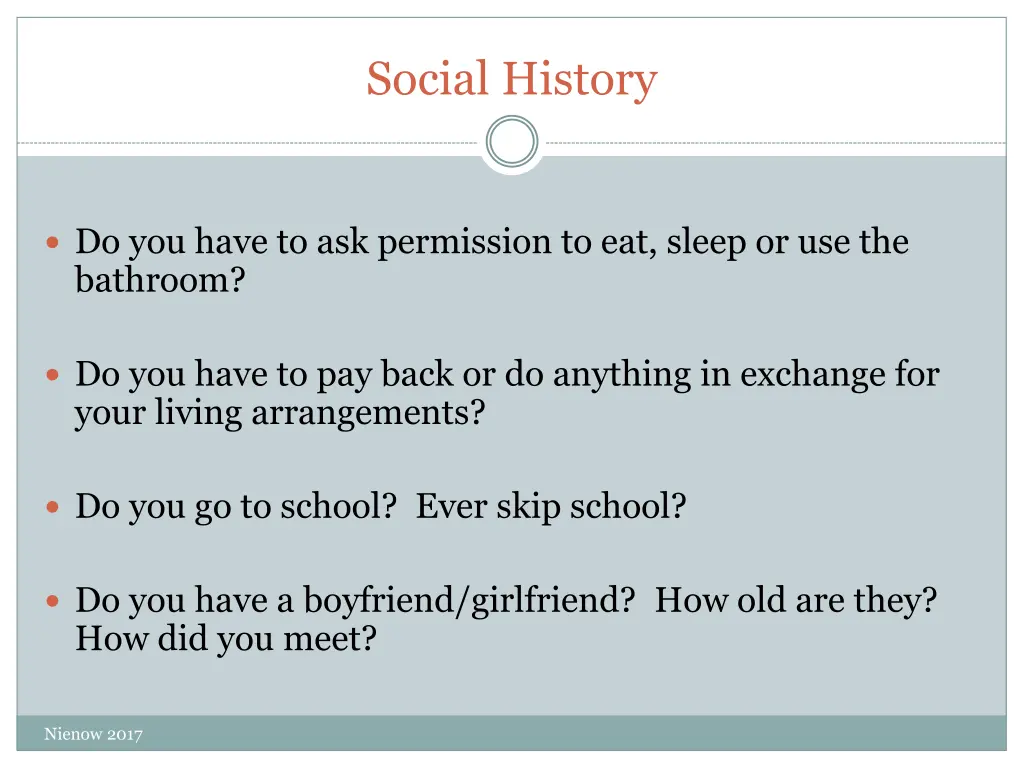 social history 1