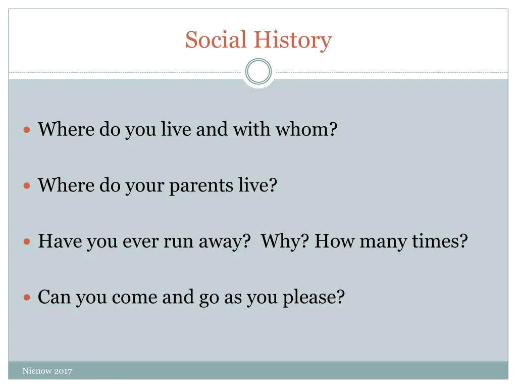 social history