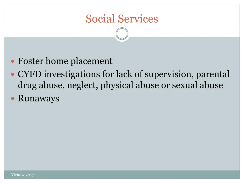 social services