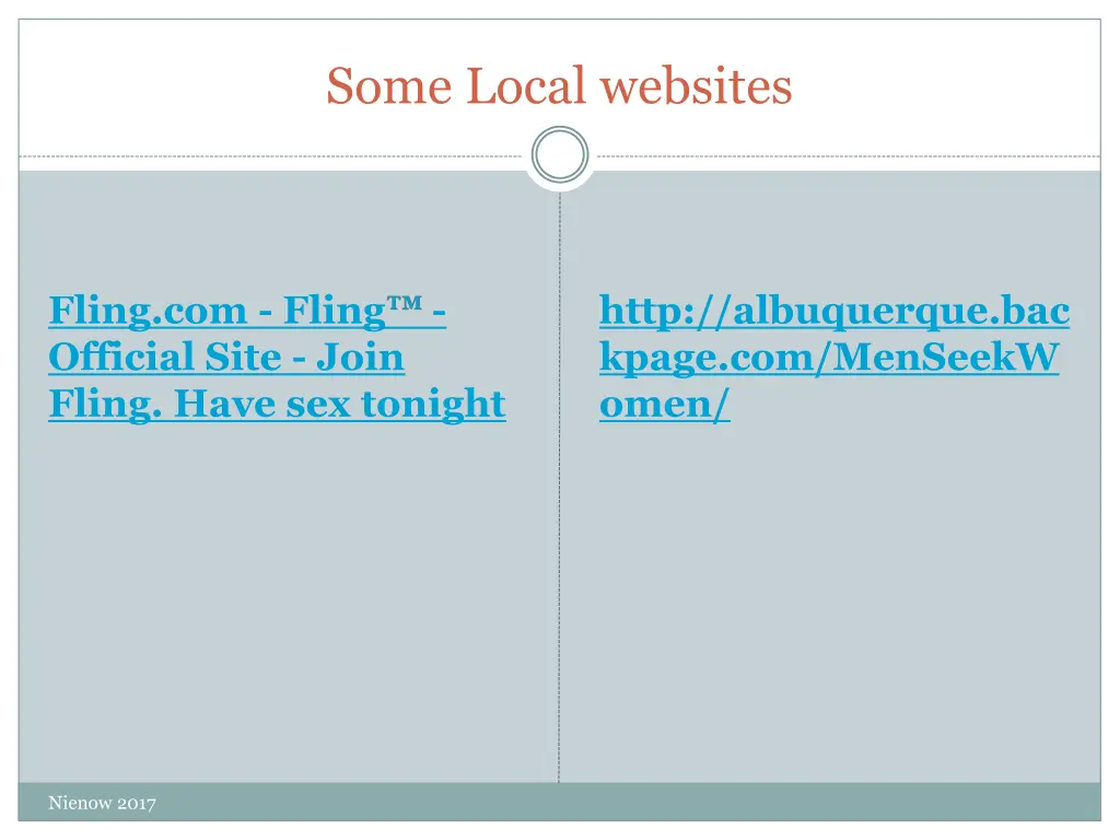 some local websites