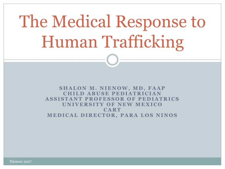 the medical response to human trafficking