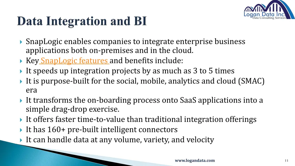 snaplogic enables companies to integrate