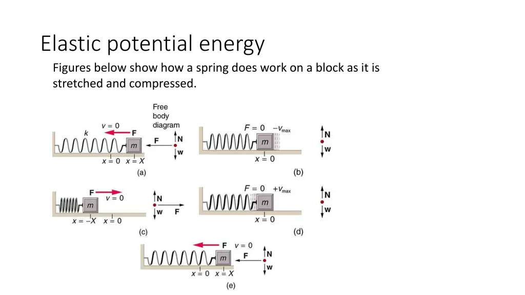 elastic potential energy figures below show