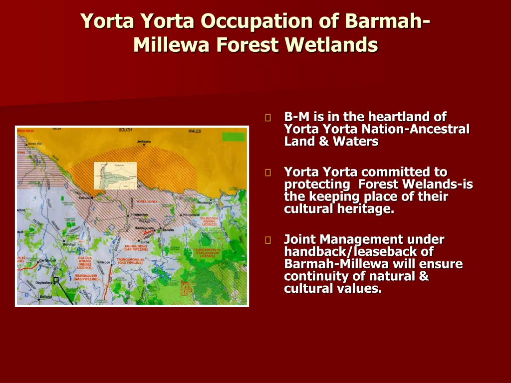 yorta yorta occupation of barmah millewa forest