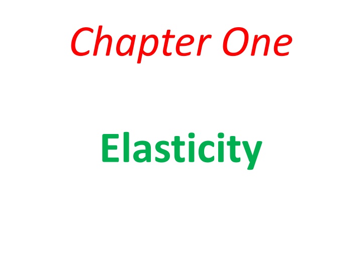 chapter one