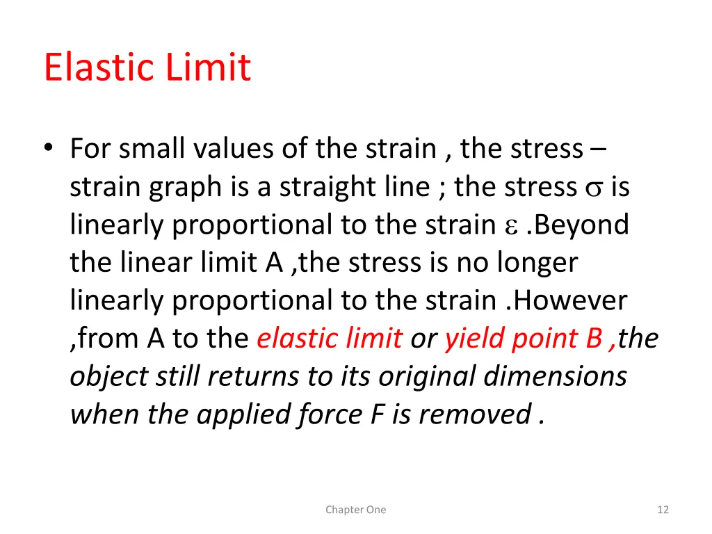 elastic limit