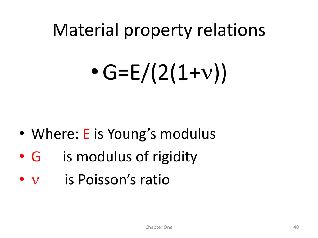 material property relations