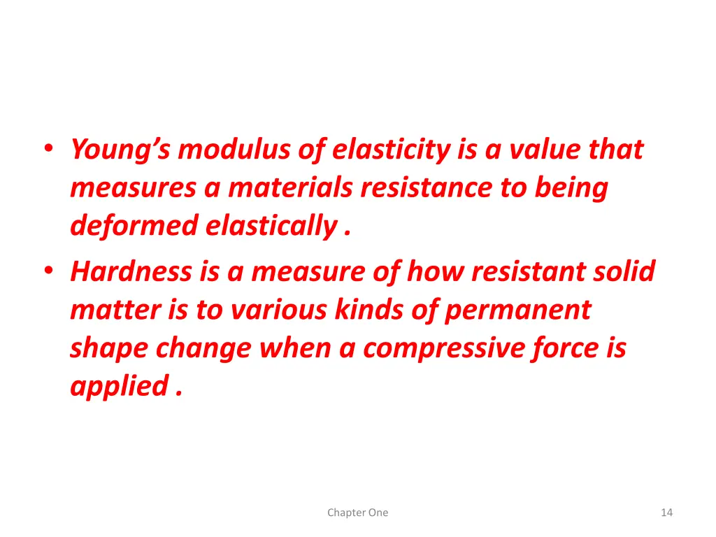 young s modulus of elasticity is a value that