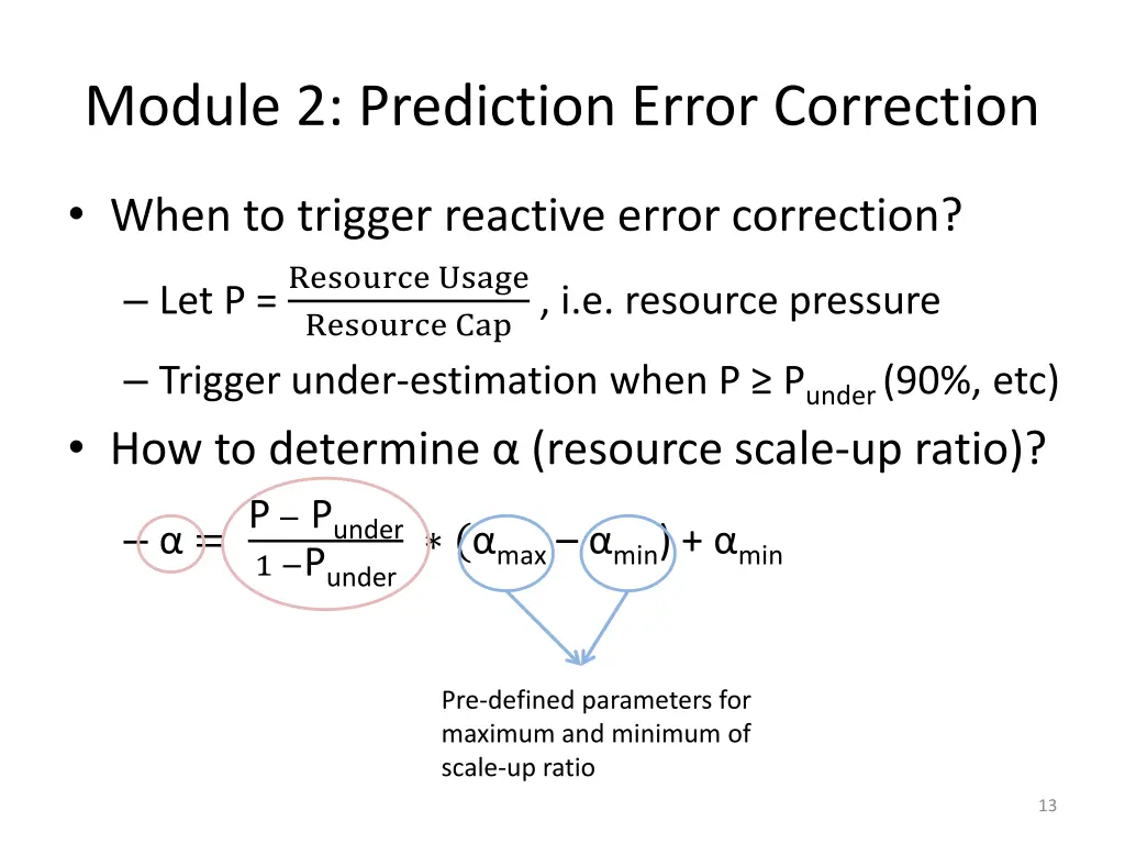 module 2 prediction error correction 3