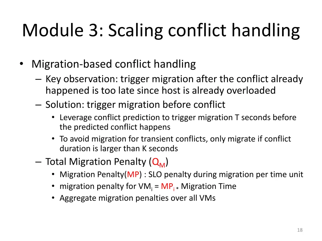 module 3 scaling conflict handling 3