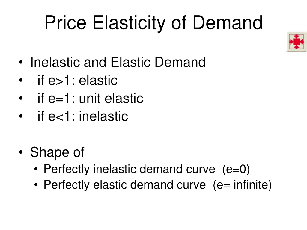 price elasticity of demand 3