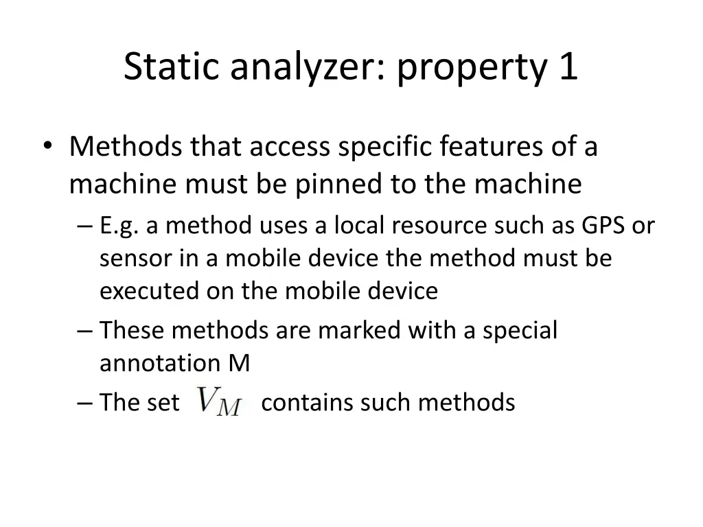 static analyzer property 1