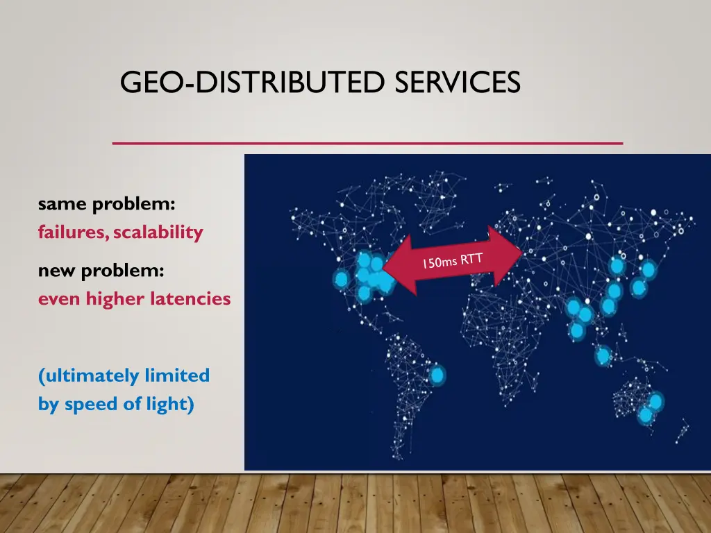 geo distributed services