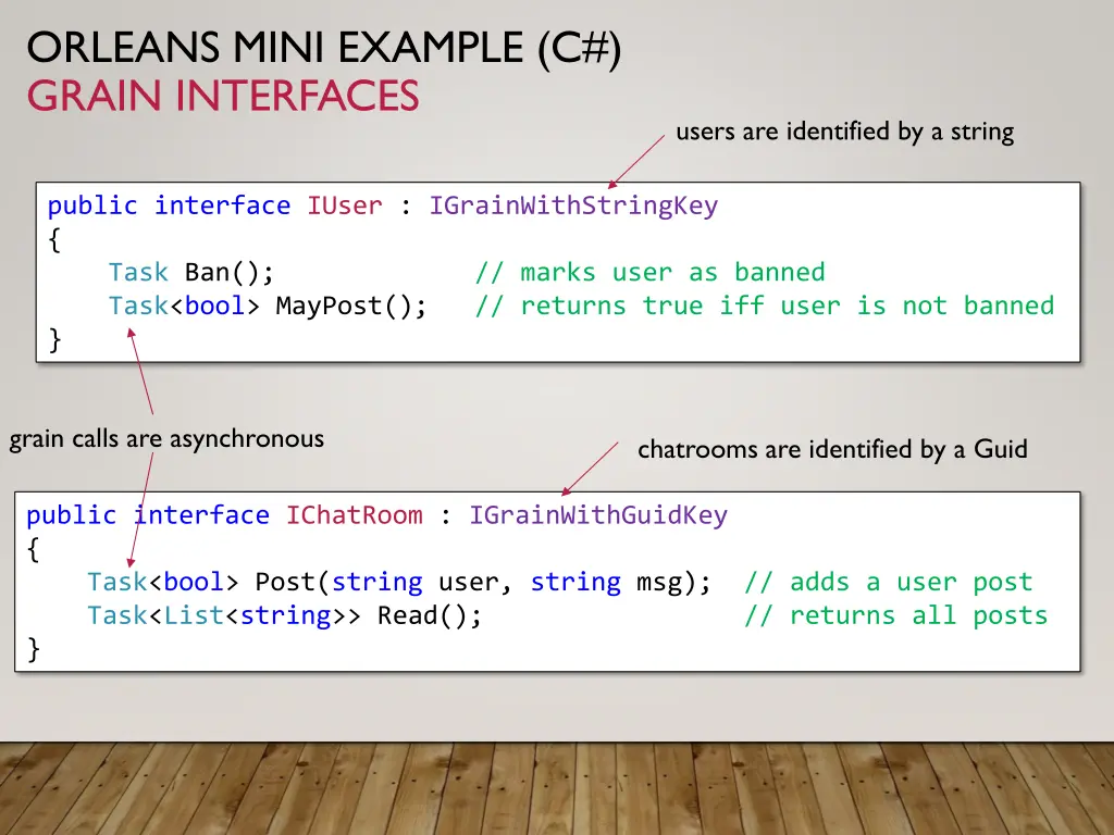 orleans mini example c grain interfaces