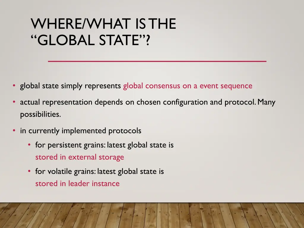 where what is the global state