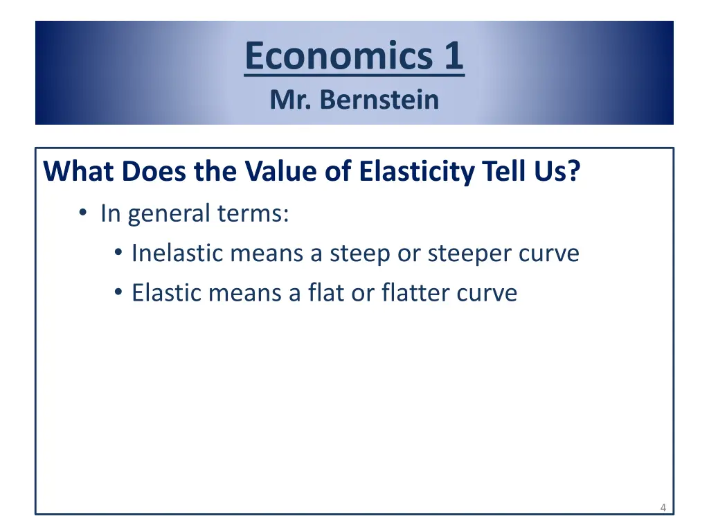 economics 1 mr bernstein 2