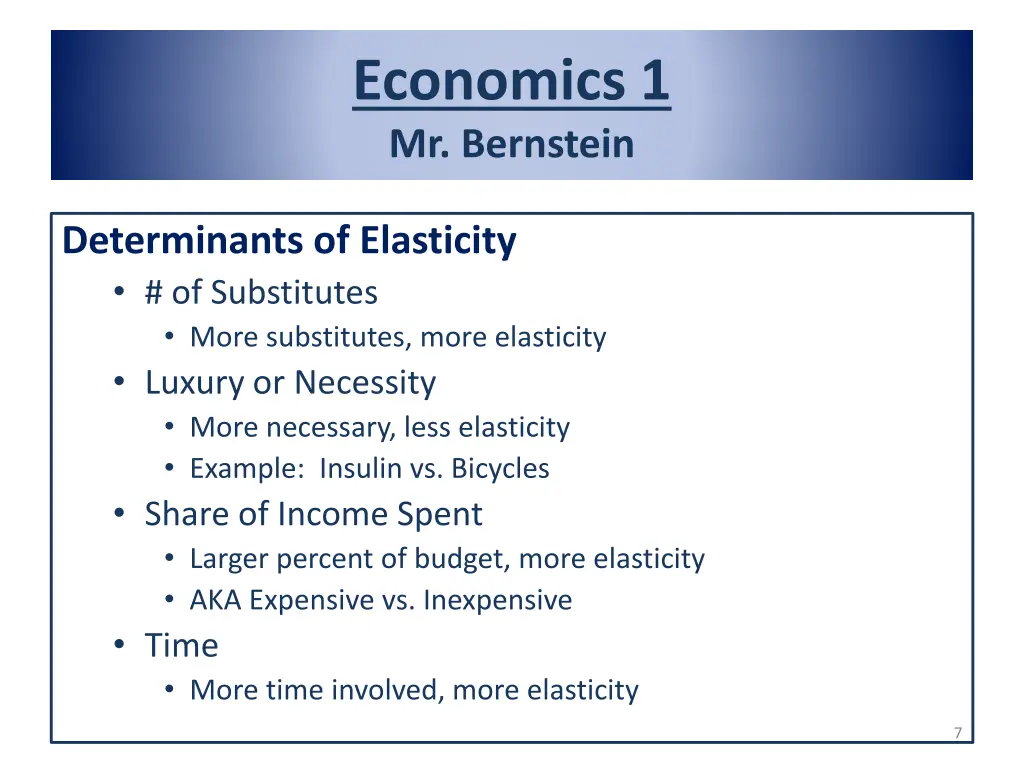 economics 1 mr bernstein 5