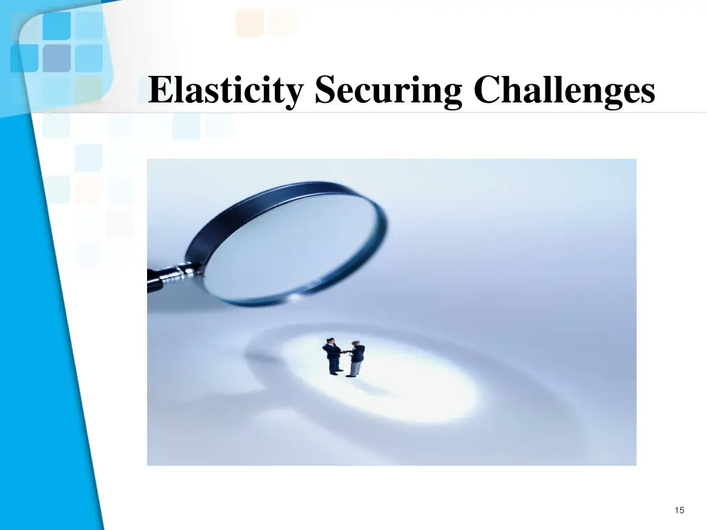 elasticity securing challenges