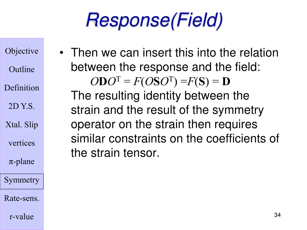 response field