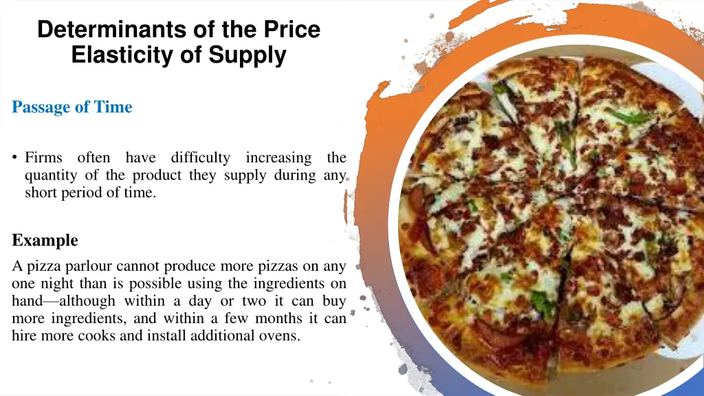 determinants of the price elasticity of supply 1