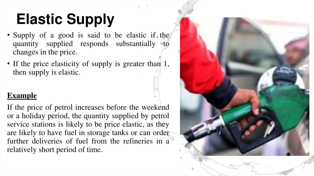 elastic supply supply of a good is said