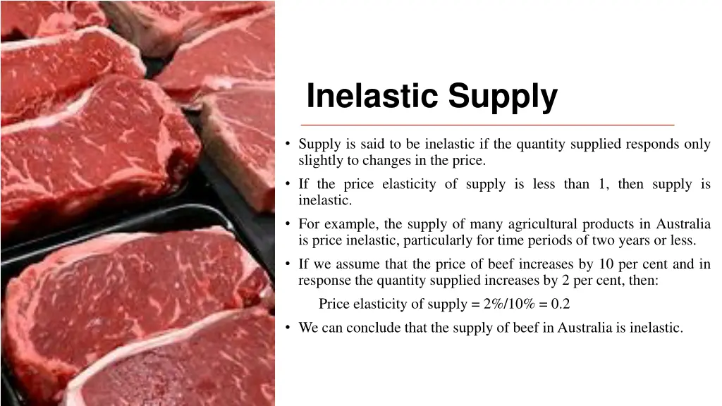 inelastic supply