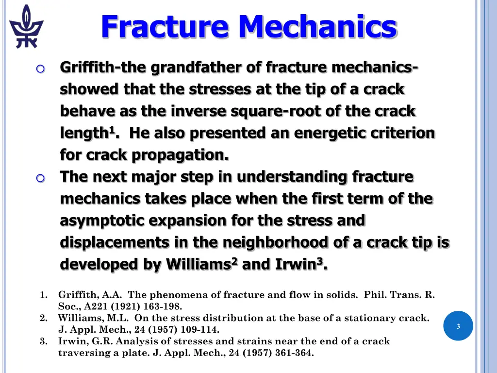 fracture mechanics