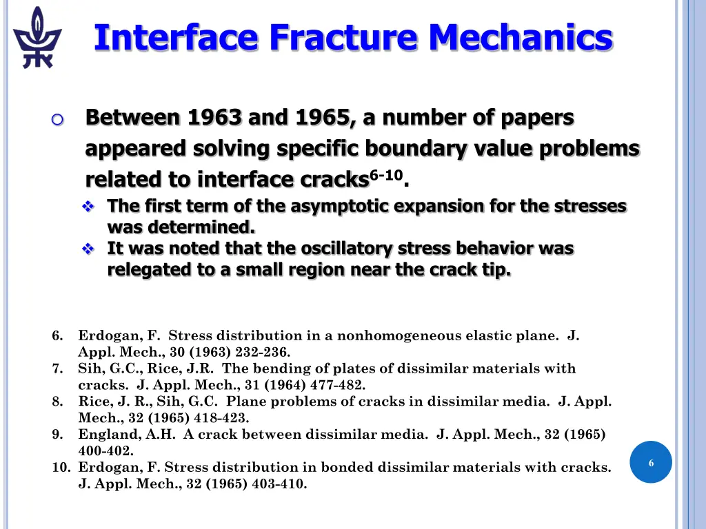 interface fracture mechanics 1