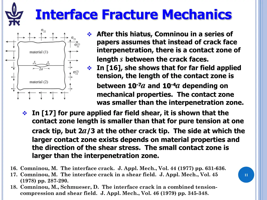 interface fracture mechanics 6