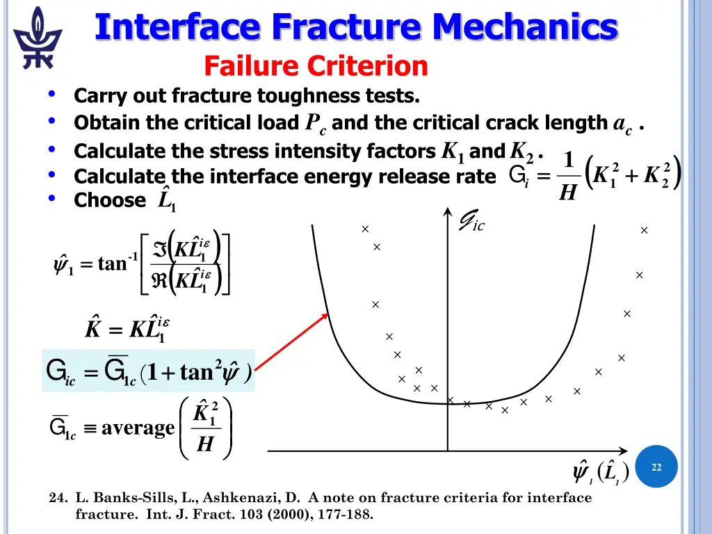 interface fracture mechanics failure criterion