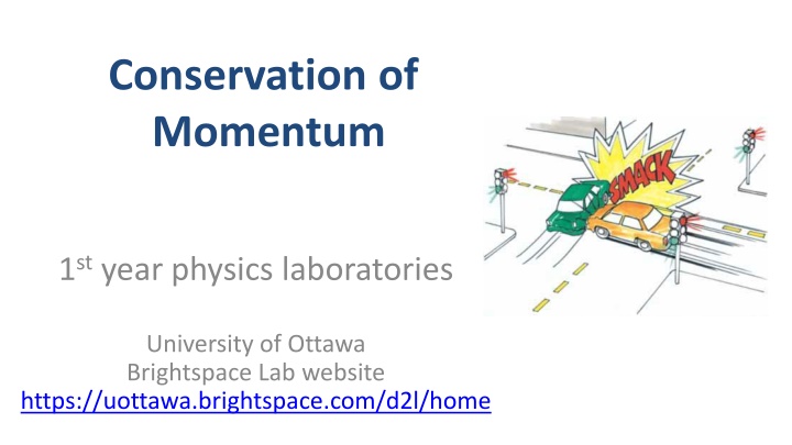 conservation of momentum