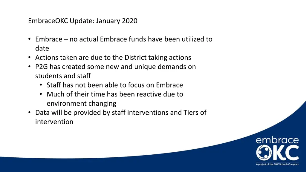 embraceokc update january 2020